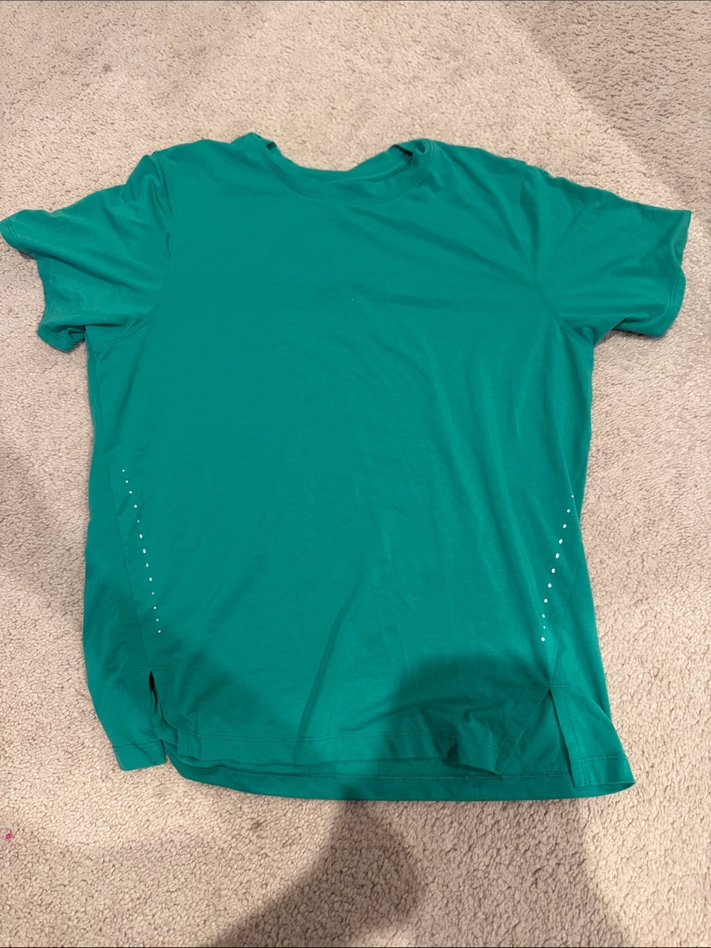 Lululemon Green/Teal Short Sleeve Active Tee